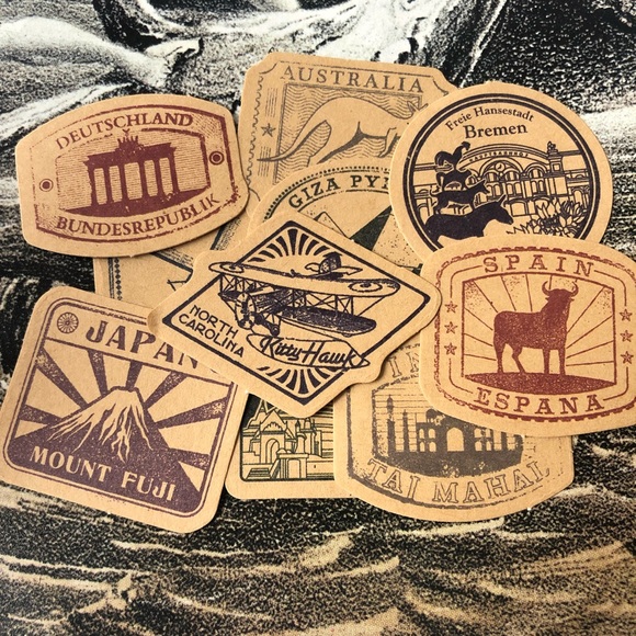 π5/$10 Travel Stickers 10 Stickers Pack